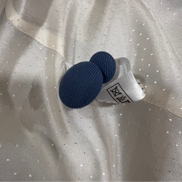 Sezane Christie Jacket Blazer Vintage Blue Size 42 - Picture 9 of 12